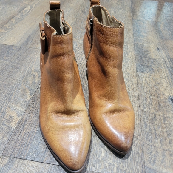 Frye Brown Leather Ankle Boots - Picture 2 of 16